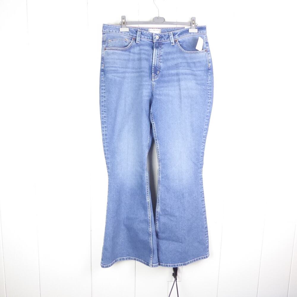 Free People Jeans Womens Plus SZ 34 CRVY Vintage High Rise Flare Bootcut NWT